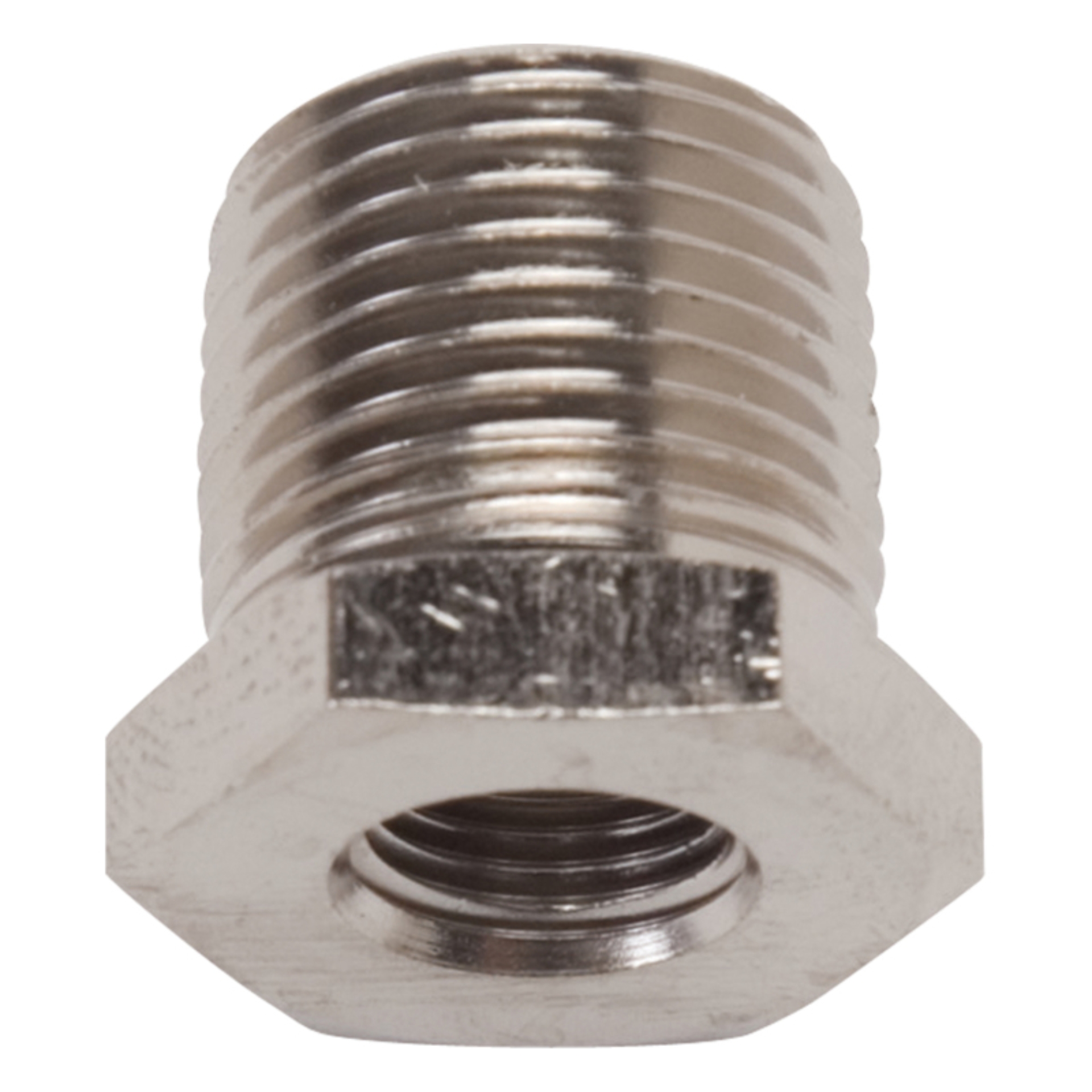 Picture of 3/8" Male To 1/4" Female Pipe Bushing Reducer Adapter Fitting With Endura Finish