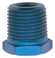 Picture of 1/4" Male To 1/8" Female Pipe Bushing Reducer Adapter Fitting With Blue Finish