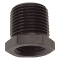 Picture of 3/8" Male To 1/4" Female Pipe Bushing Reducer Adapter Fitting With Black Finish