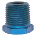 Picture of 1/2" Male To 1/4" Female Pipe Bushing Reducer Adapter Fitting With Blue Finish