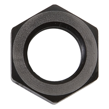 Picture of 10AN To 7/8" -14 Thread Bulkhead Nut Adapter Fitting With Black Finish