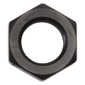 Picture of 6AN To 9/16" -18 Thread Bulkhead Nut Adapter Fitting With Black Finish