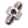 Picture of 6AN Flare Union Fuel Pressure Adapter With Endura Finish