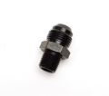 Picture of 10AN Straight Flare To 3/8" Pipe Adapter Fitting With Black Finish