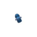 Picture of 8AN Flare To 14mm X 1.5 Metric Adapter Fitting With Blue Finish