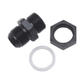 Picture of 10AN Fuel Cell Bulkhead Fitting With Black Finish