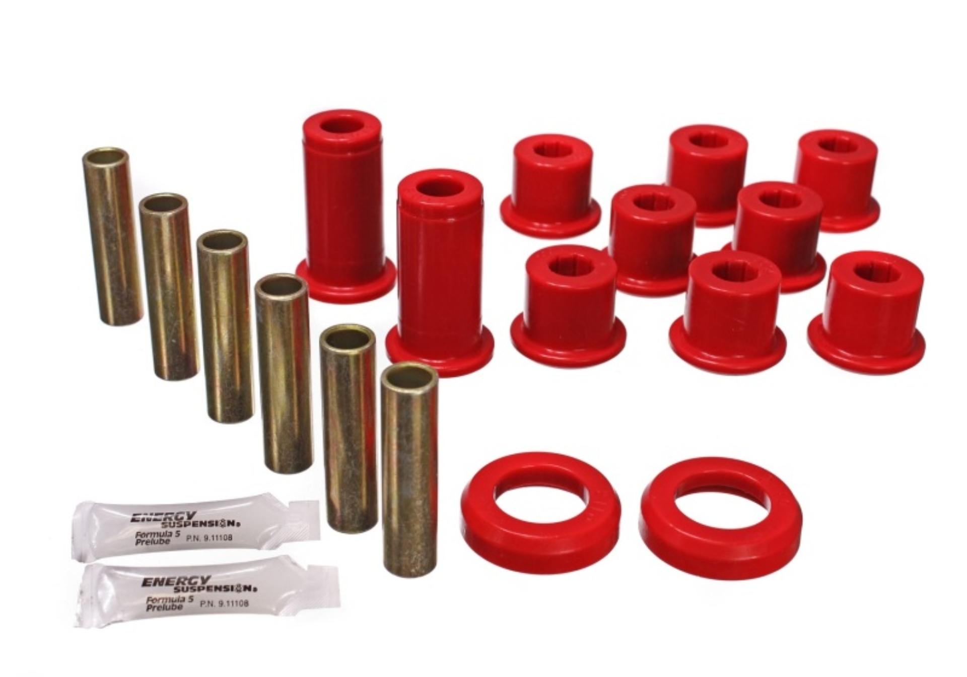 Picture of Energy Suspension ES Spring/Shackle Bush-Red Bushing Kits - 3.2129R