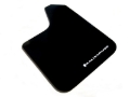 Picture of Rally Armor RAL Basic Blk Flap/Red Logo Mud Flaps - MF12-BAS-RD