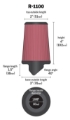 Picture of K&N Engineering KN Universal Air Filter - R-1100