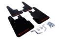 Picture of Rally Armor RAL UR Blk Flap/Rd Logo Mud Flaps - MF28-UR-BLK/RD