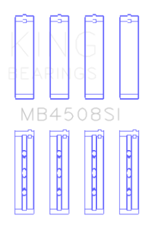 Picture of King Engine Bearings KING Performance Main Bearings - MB4508SI0.5