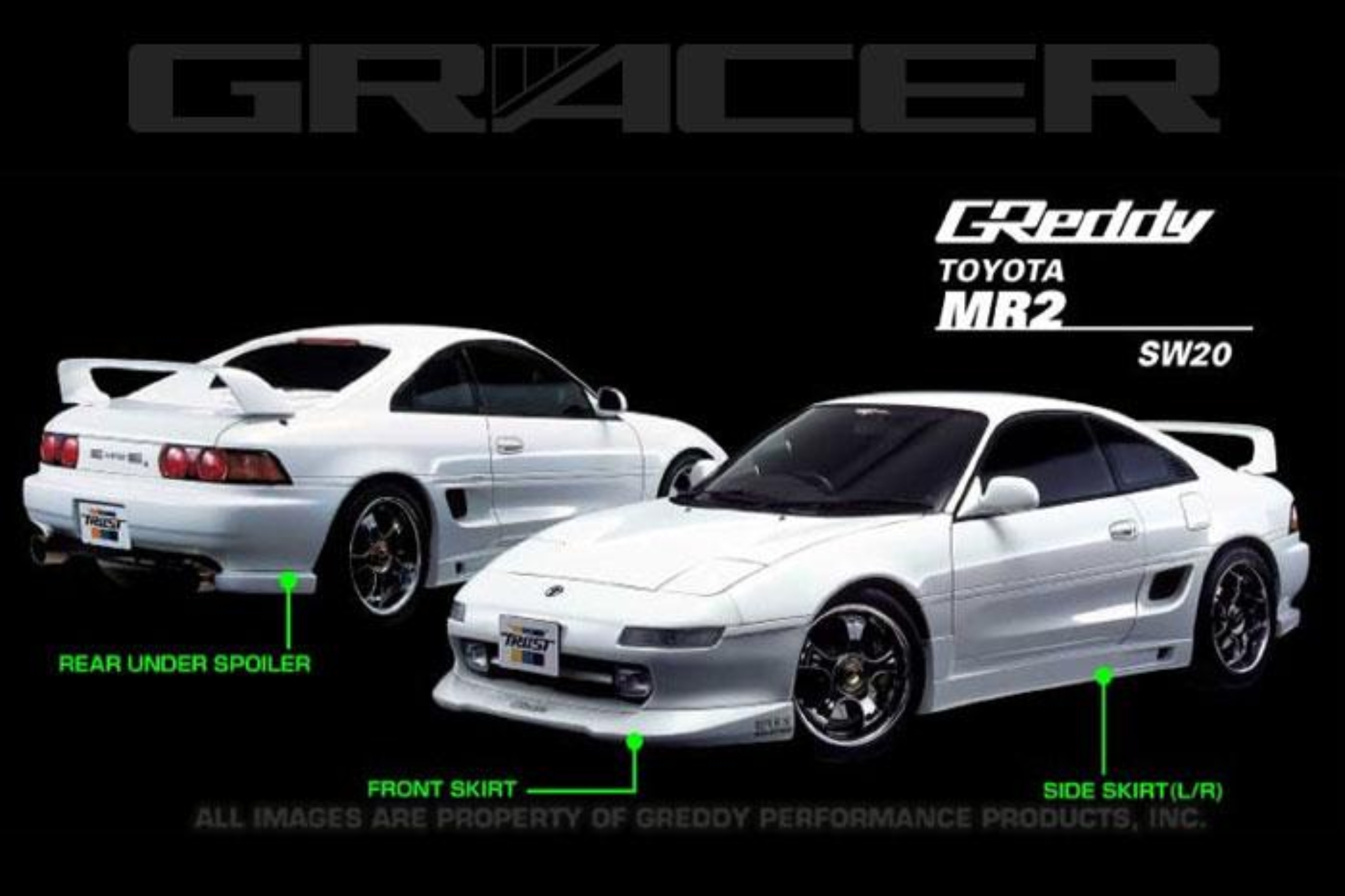 Picture of GReddy GRE Front Spoiler Lips & Splitters - 17010066