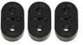 Picture of Torque Solution TQS Exhaust Mounts Brackets - TS-EH-S2KS