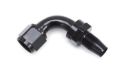 Picture of 8AN 2-Piece 90 Degree Swivel Hose End Without Socket With Black Finish