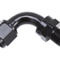 Picture of 6AN 2-Piece 90 Degree Swivel Hose End Without Socket With Black Finish