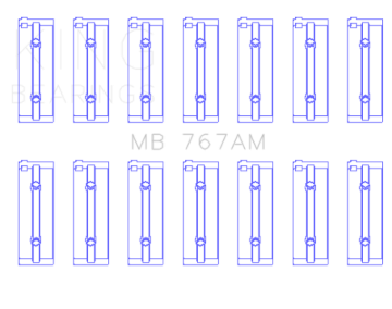 Picture of King Engine Bearings KING Main Bearings - MB767AM1.0