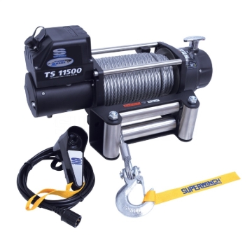 Picture of 11;500 lbs; 12 VDC; 3/8 in x 84 ft steel rope; weather sealed solenoid; handheld