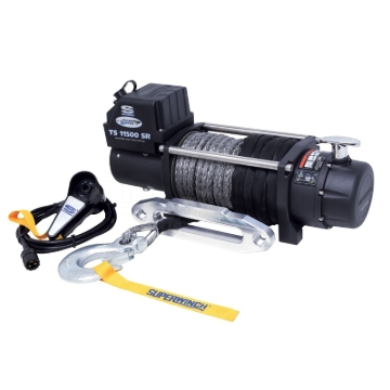 Picture of 11;500 lbs; 12 VDC; 3/8 in x 80 ft synthetic rope; weather sealed solenoid; hand