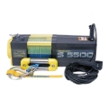 Picture of 5;500 lbs; 12 VDC; 1/4 in x 60 ft synthetic rope; 30.5 ft handheld remote contro