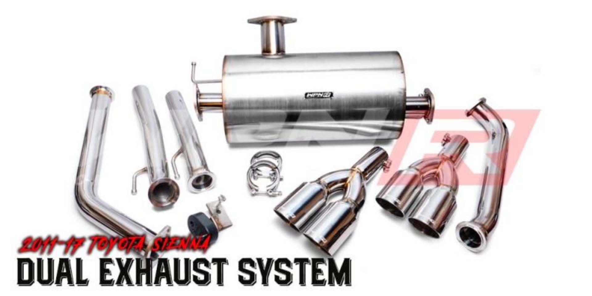 Picture of Weapon R WR Axle Back Exhausts - 953-600-101
