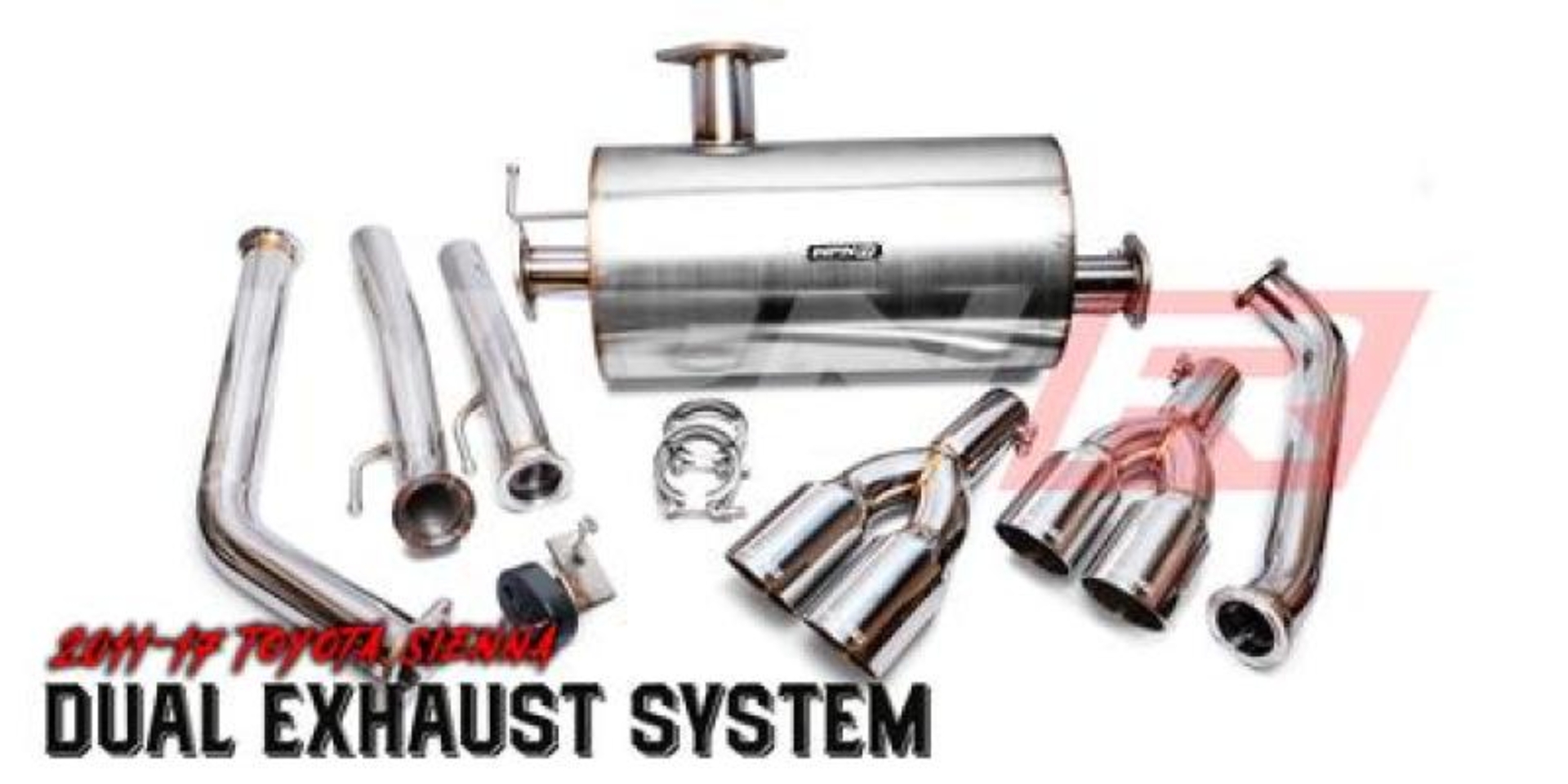 Picture of Weapon R WR Axle Back Exhausts - 953-600-100
