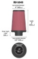 Picture of K&N Engineering KN Universal Air Filter - RU-1045