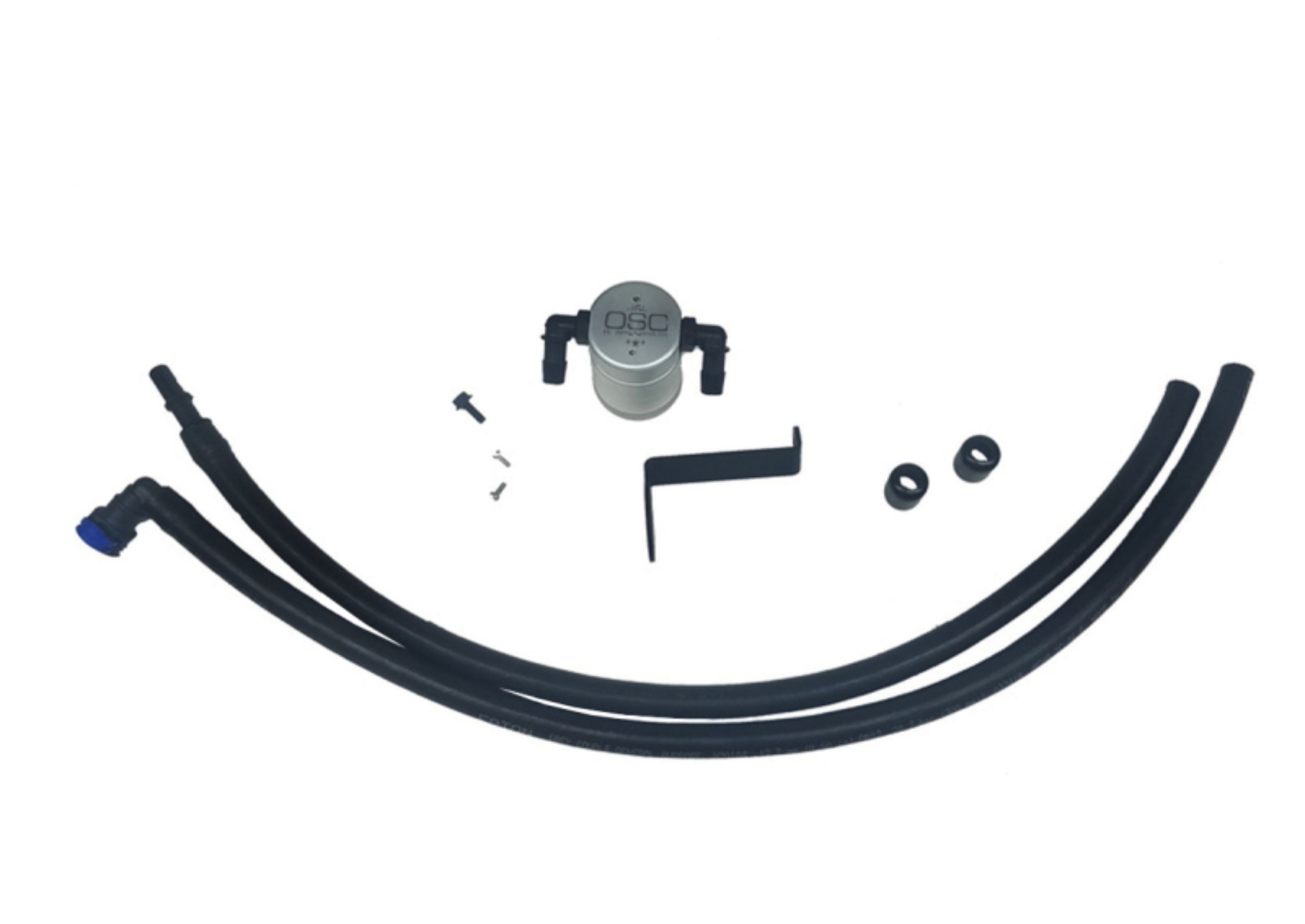 Picture of J&L 2.3L Driver Side Oil Separator 3.0 - Clear Anodized - 3037D-C