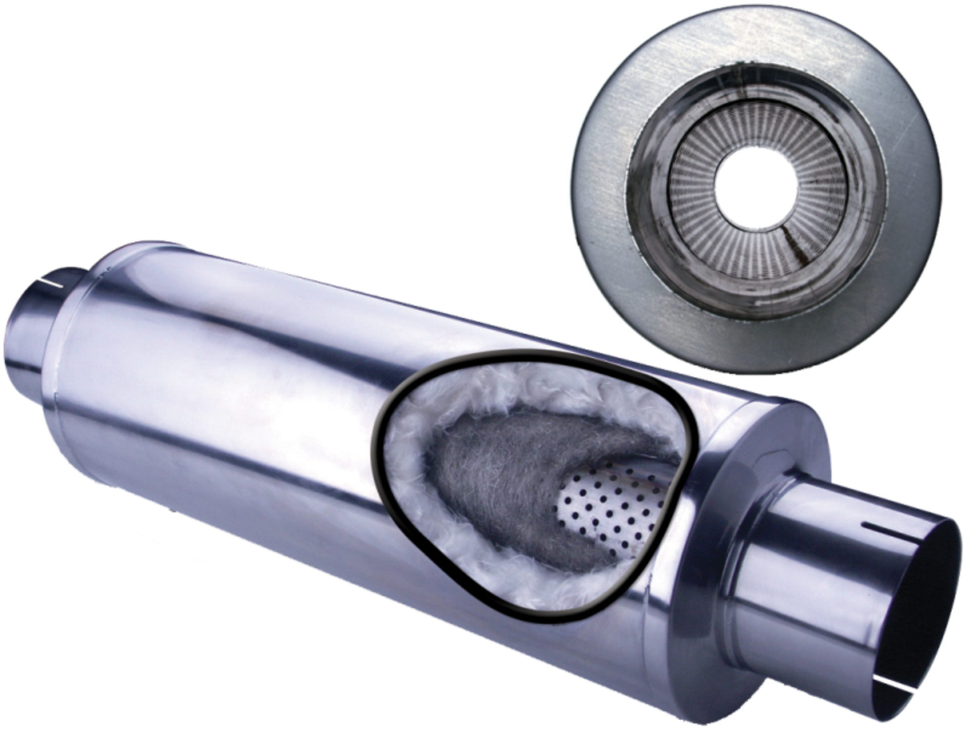 Picture of Diamond Eye Performance DEP Muffler SS - 560033