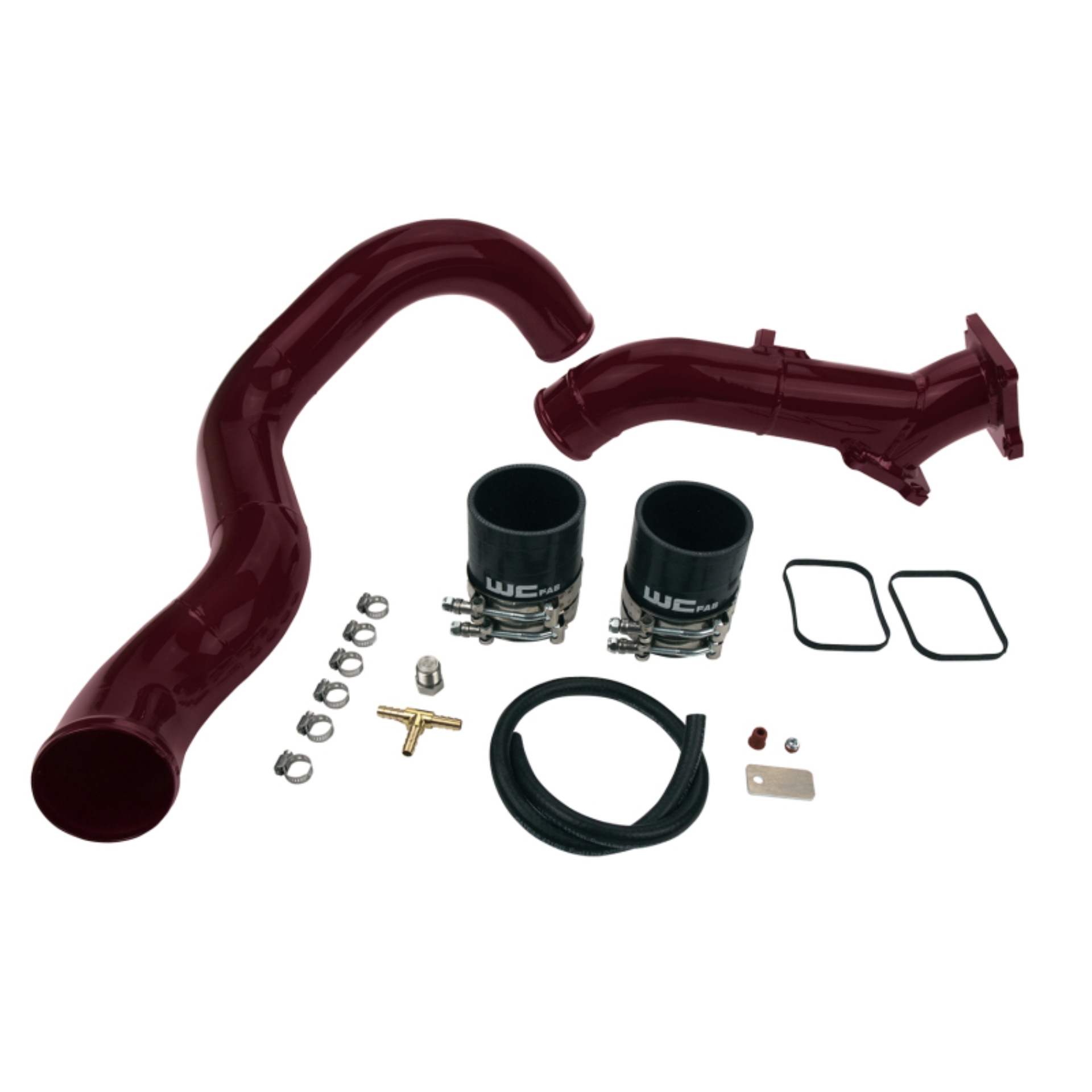 Picture of Wehrli WCF Y-Bridge Kit Intake Elbows - WCF100693-RED