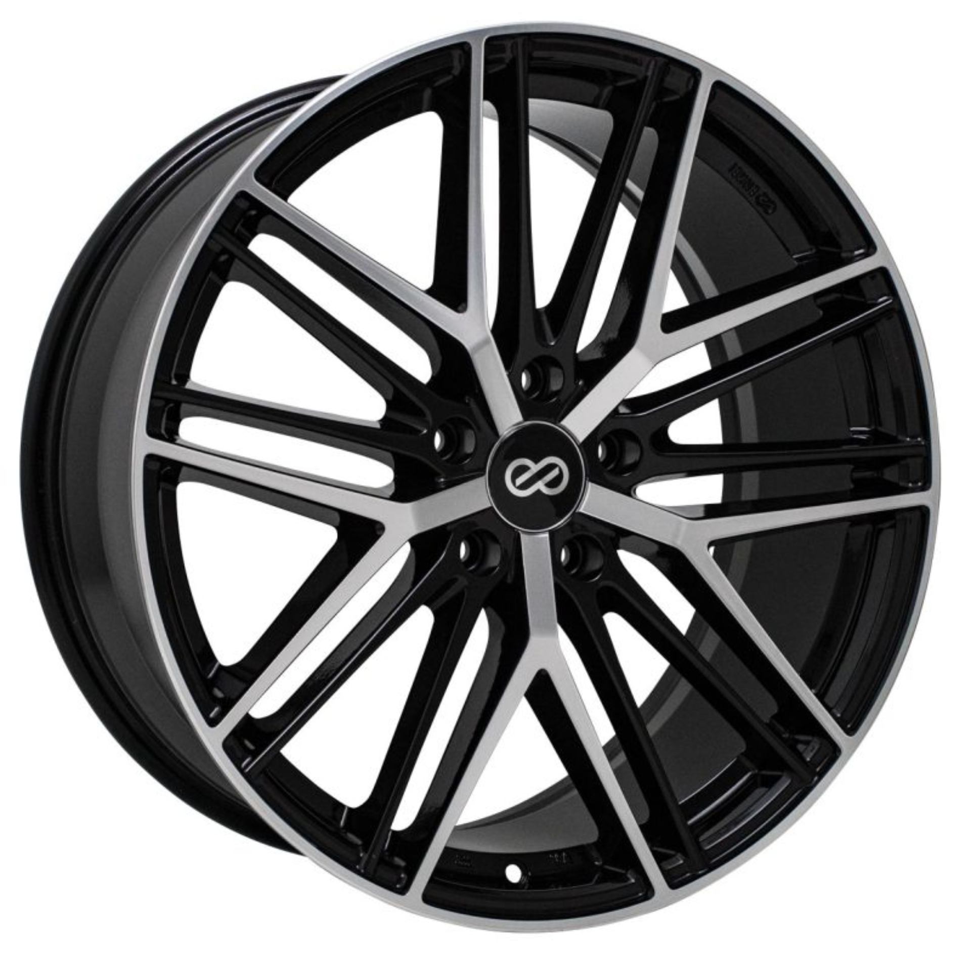 Picture of Enkei Phantom 18x8 5x108 40mm Offset 72.6mm Bore Black Machine Wheel