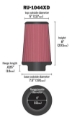 Picture of K&N Engineering KN Universal Air Filter - RU-1044XD