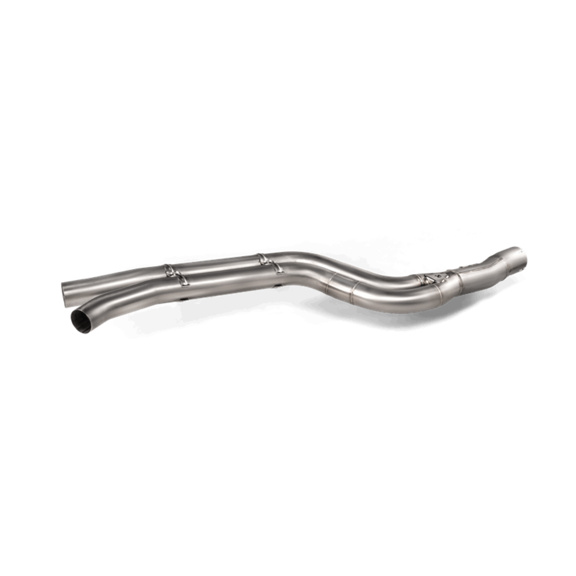 Picture of Akrapovic AKR Evo Link Pipe-SS Connecting Pipes - E-TY/SS/1