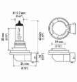 Picture of Hella Halogen Bulb - H11 2.0TB