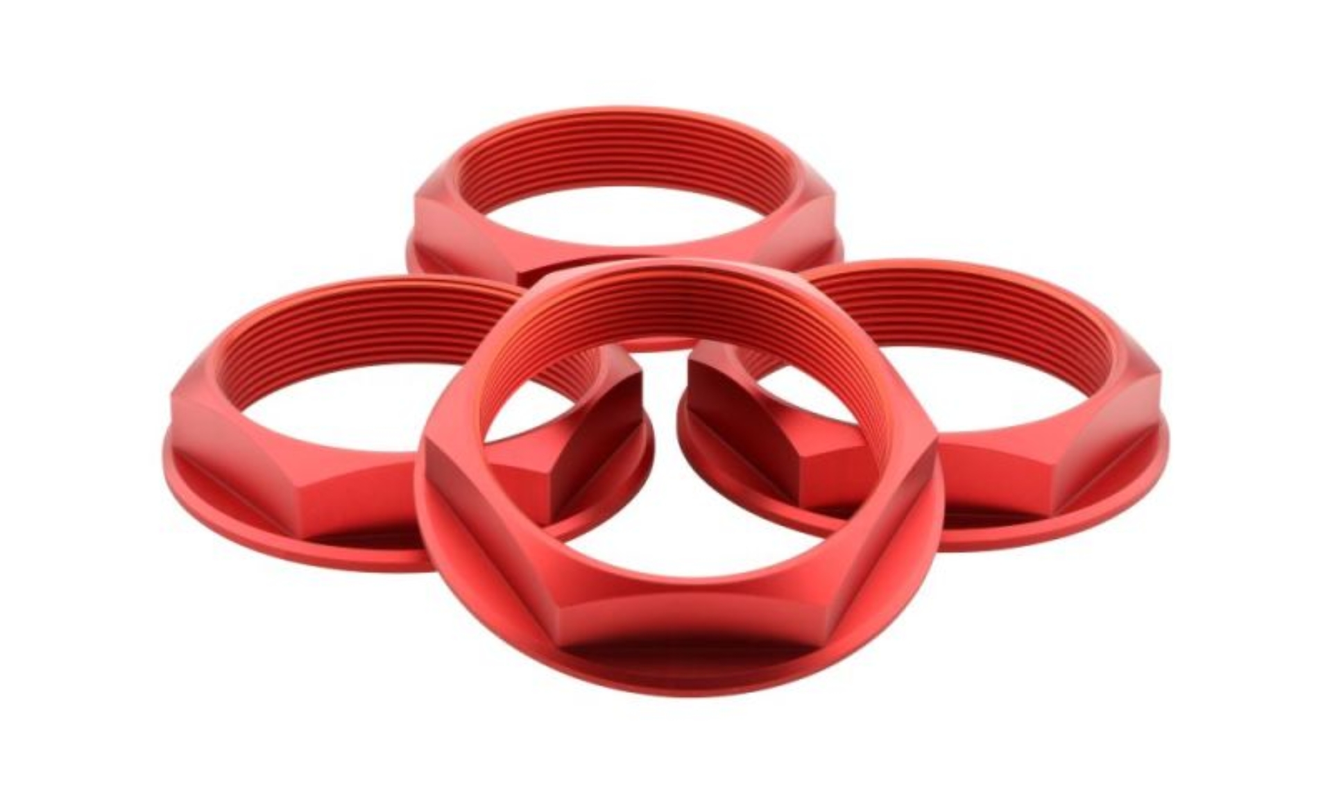 Picture of fifteen52 FFT Hex Nuts Wheel Accessories - 52-ST-NUT-RED-SET