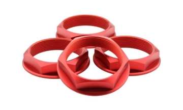 Picture of fifteen52 FFT Hex Nuts Wheel Accessories - 52-ST-NUT-RED-SET