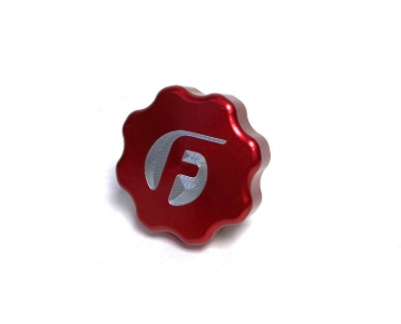 Picture of Fleece Performance FPE Oil Cap Covers - FPE-DMAX-OC-RED