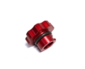 Picture of Fleece Performance FPE Oil Cap Covers - FPE-DMAX-OC-RED
