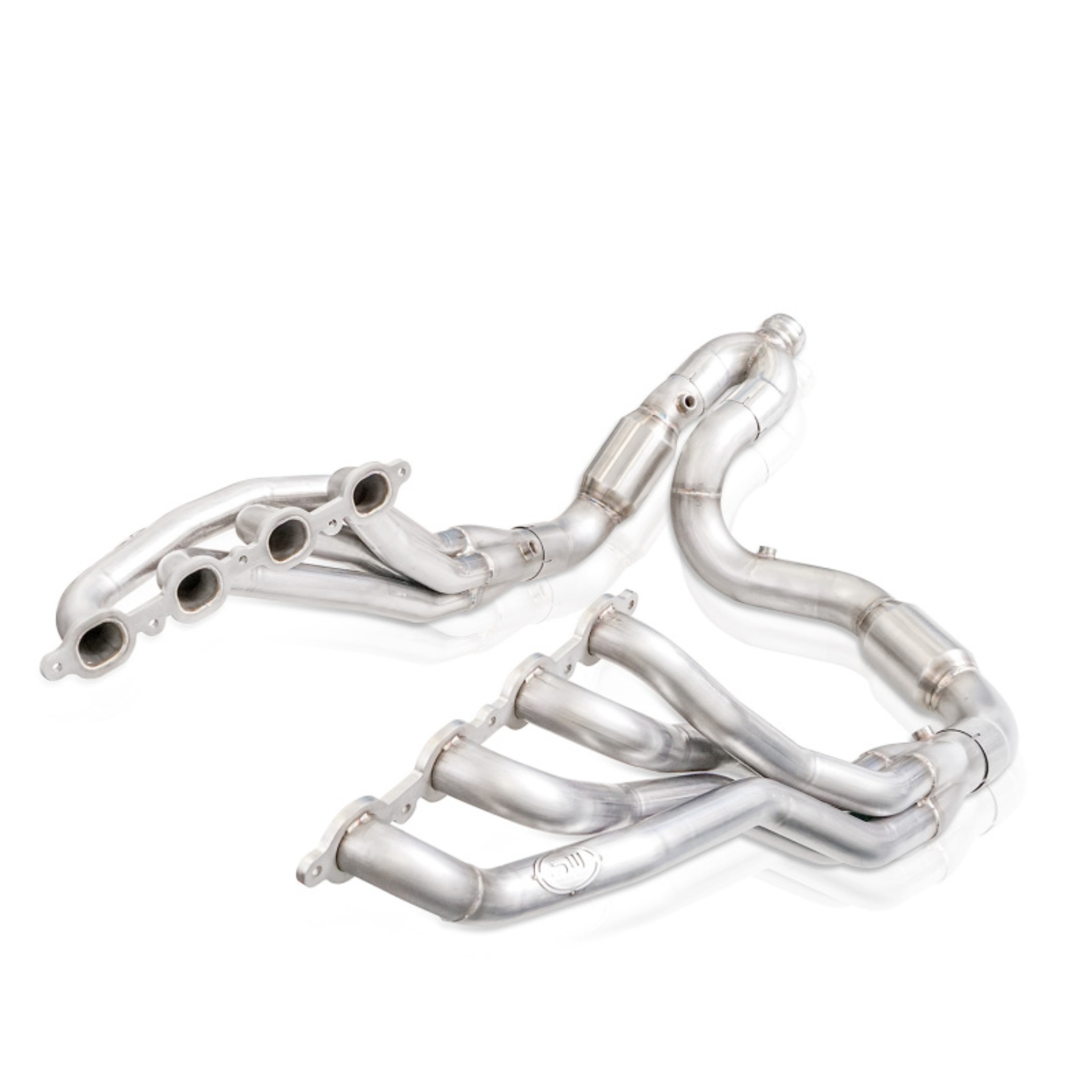 Picture of Stainless Works, 2019+ Chevy Silverado 1500 & GMC Sierra 1500 Catted Headers.