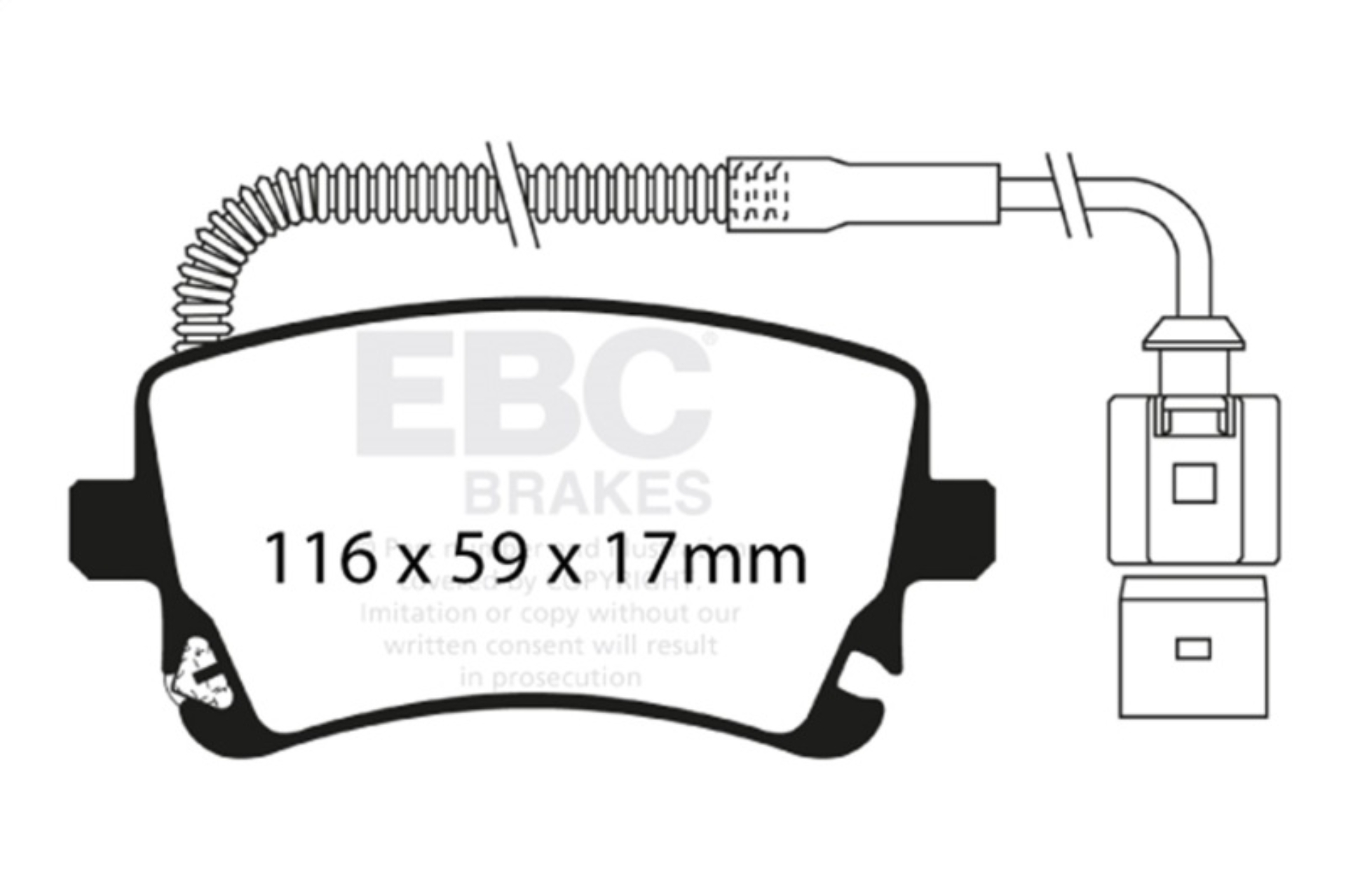 Picture of EBC RP-1 Brake Pad Sets - DP81470RP1
