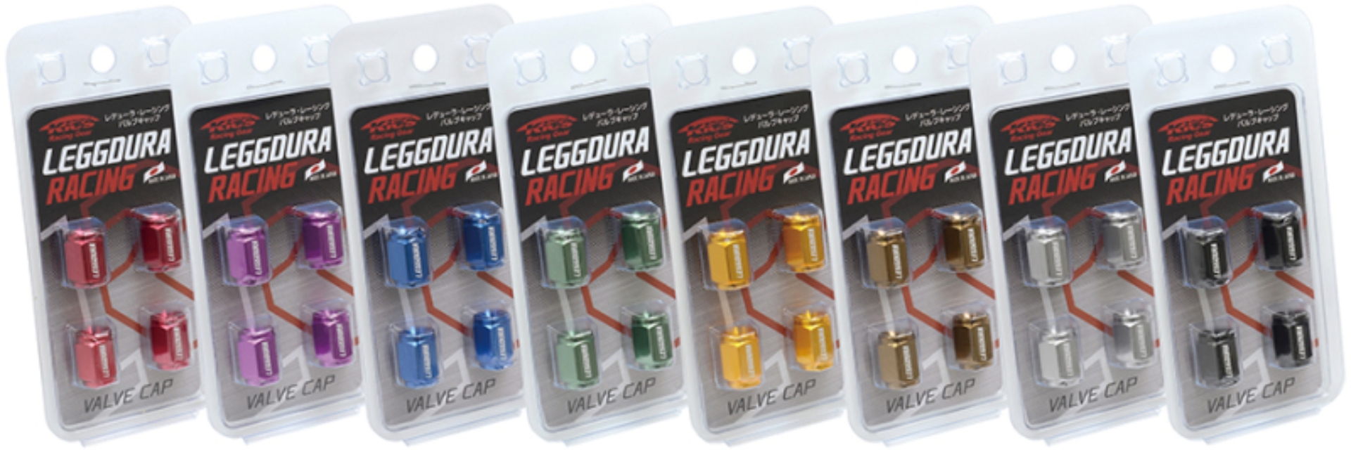 Picture of Project Kics PJK Leggdura Racing Valve Cap Wheel Accessories - WCKIVK