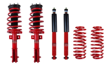 Picture of Pedders 05-14 Ford Mustang (GT 500 Mount) EziFit SportsRyder Spring And Shock Kit
