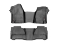 Picture of WeatherTech WT FloorLiner-Front-Blk Floor Mats - 441228-1-2