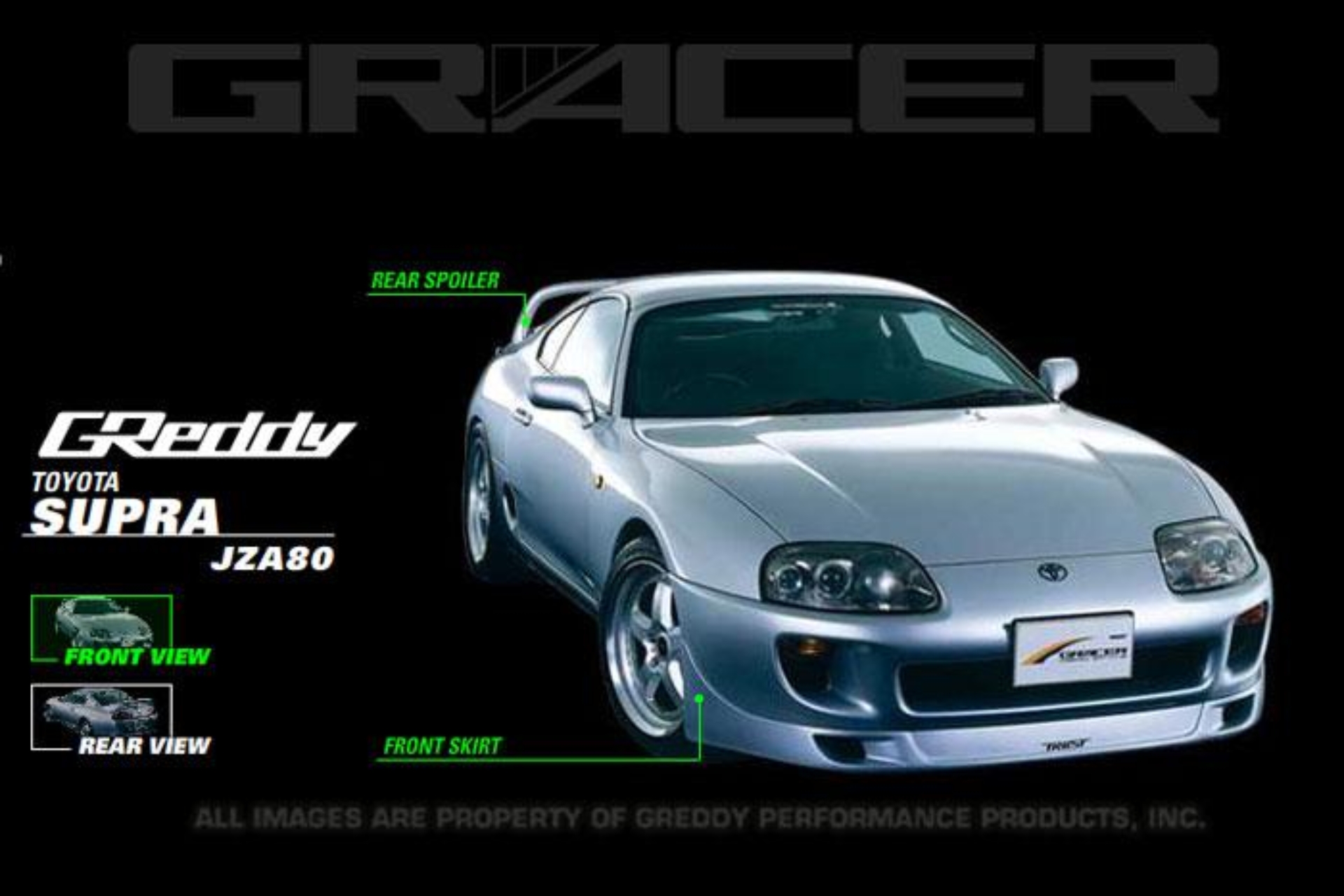 Picture of GReddy GRE Front Spoiler Lips & Splitters - 17010021