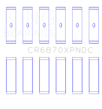 Picture of King Engine Bearings KING Performance Rod Bearings - CR6870XPNDC