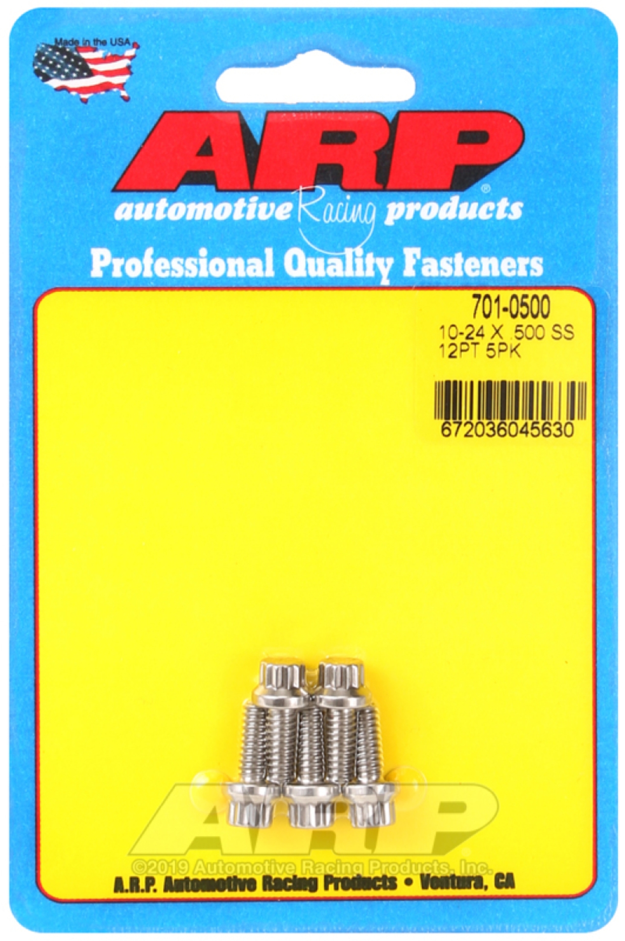 Picture of ARP Stainless Steel Bolts - 701-0500