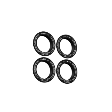 Picture of fifteen52 FFT Center Rings Wheel Center Caps - 52-RSRRING-BLACK-CD-SET
