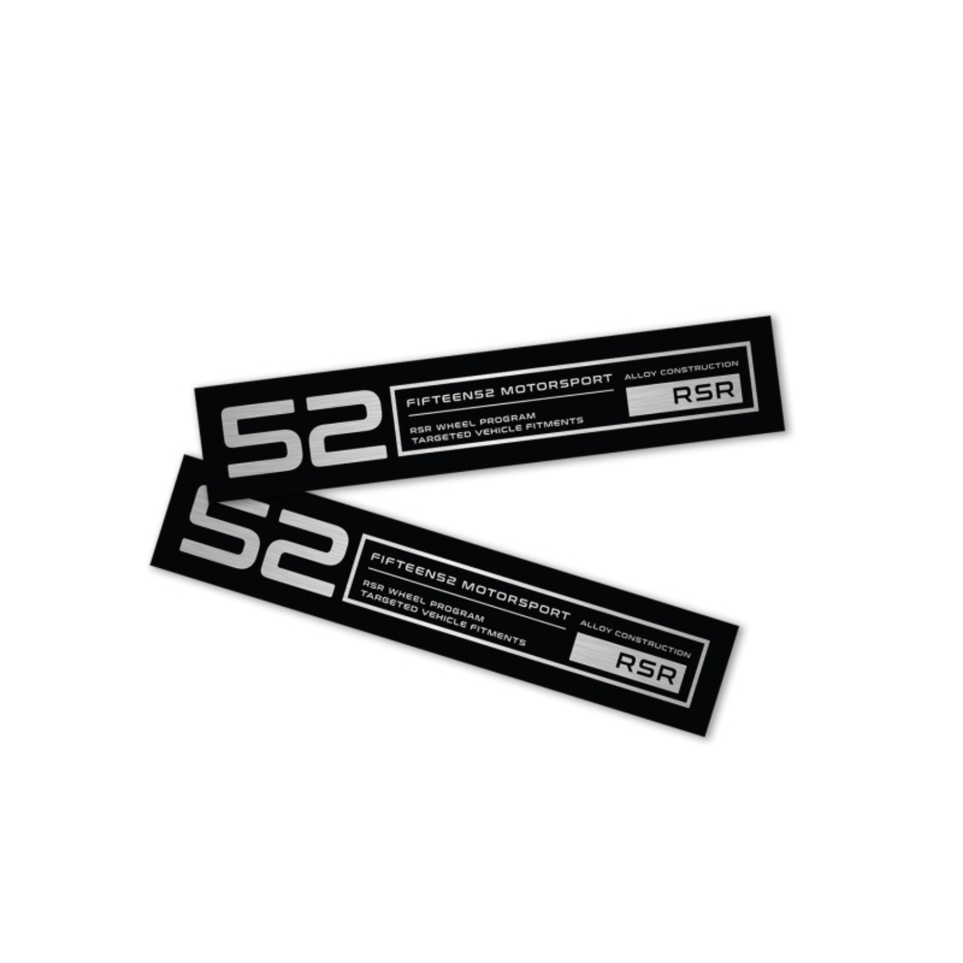 Picture of fifteen52 FFT Wheel Decals Wheel Accessories - 52-RSR-LIPDECAL-BLACK-SET