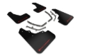 Picture of Rally Armor RAL UR Blk Flap/Rd Logo Mud Flaps - MF61-UR-BLK/RD