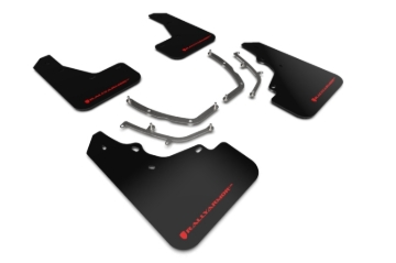 Picture of Rally Armor RAL UR Blk Flap/Rd Logo Mud Flaps - MF61-UR-BLK/RD
