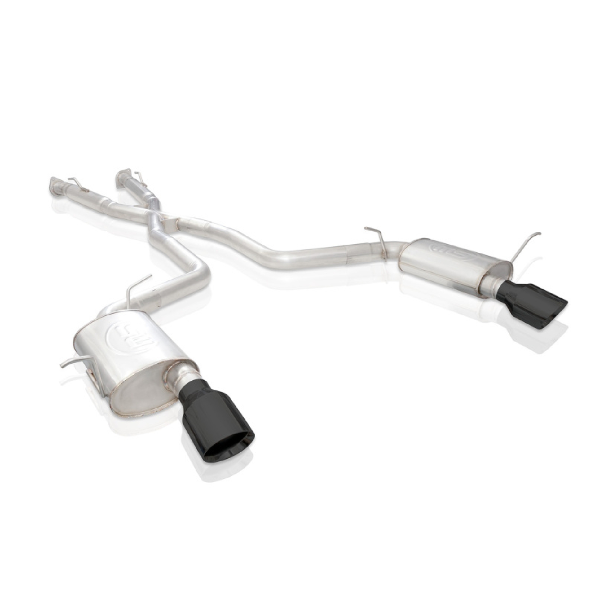 Picture of Stainless Works, 2018+ Durango, Dual Custom Mufflers, B/Tip Legend Catback